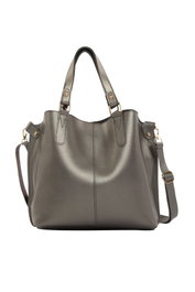 Zoozie Bags Bolso de Hombro Plateado Midi